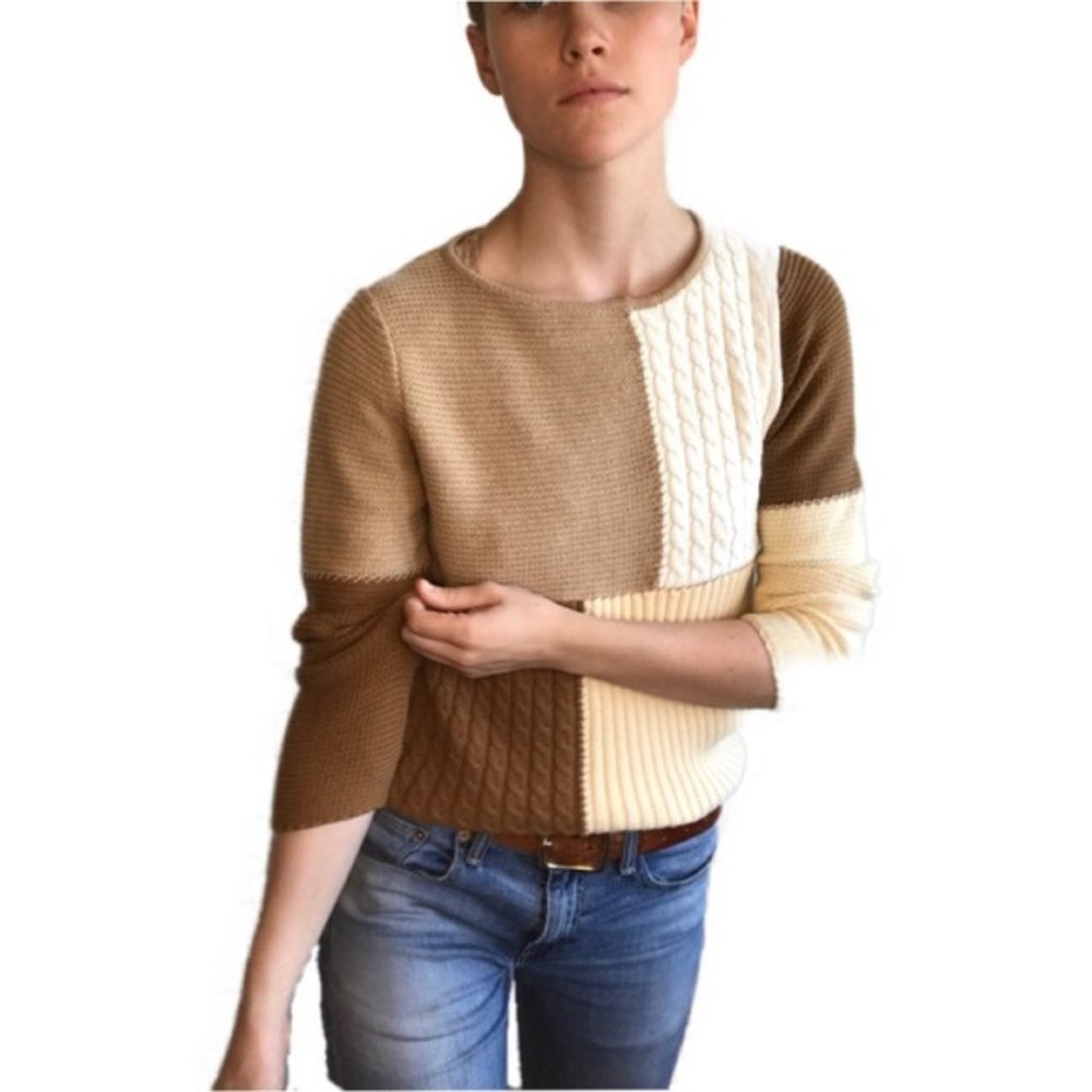 🧶Vintage Patchwork Sweater🧶